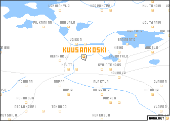 Kuusankoski map
